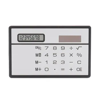

8 Digit Ultra Thin Solar Power Calculator with Touch Screen Credit Card Design Portable Mini Calculator for Business School