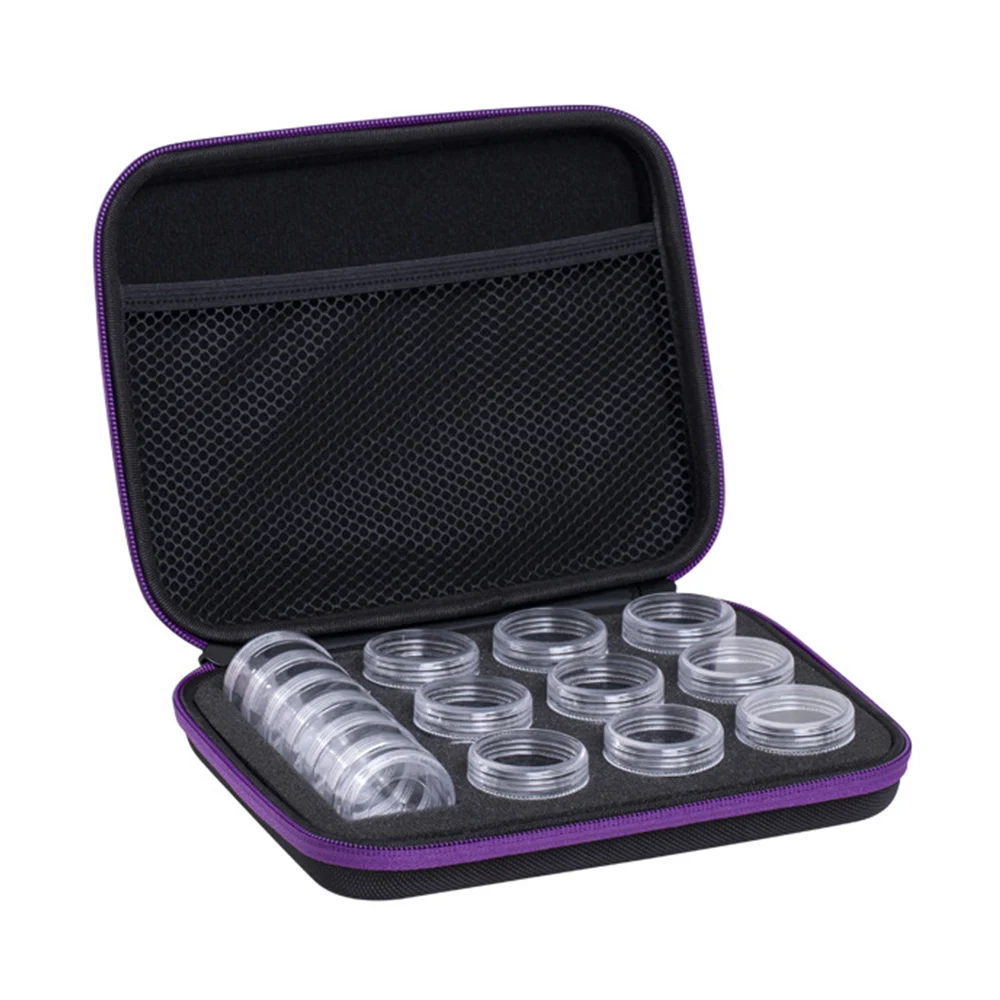 purple Коробка для стразов аксессуары для рисования чехол для хранения Бисер Органайзер контейнер для ювелирных изделий 1 шт - Цвет: purple