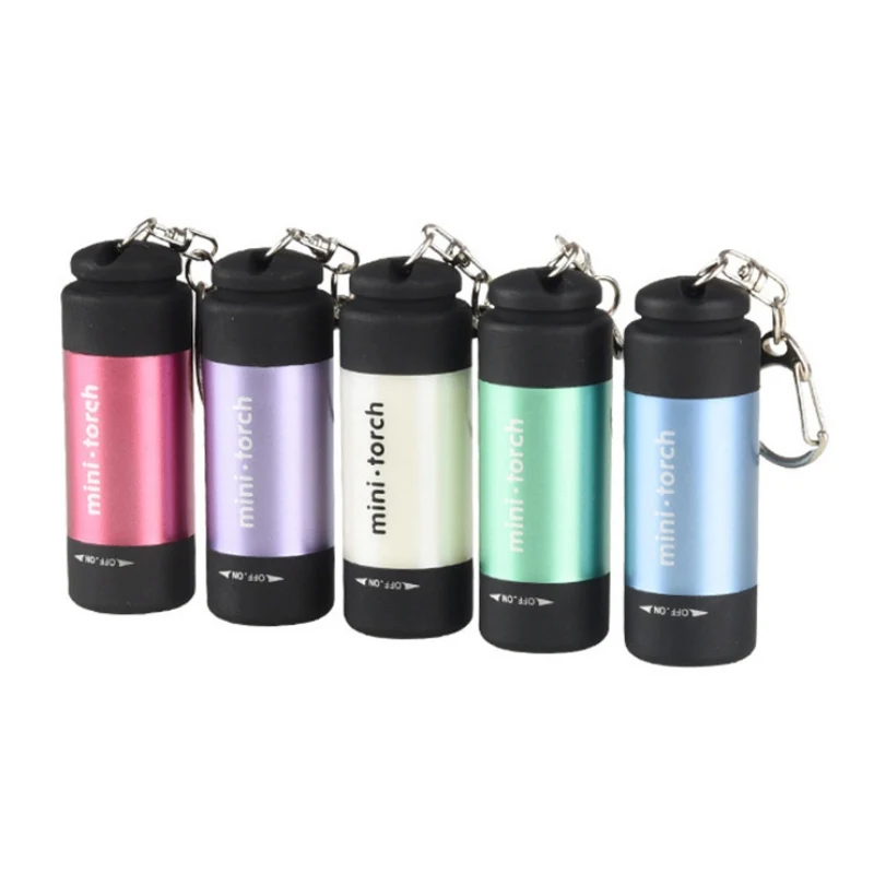 

Keychain Flashlight Portable Mini-Torch Ultra Bright Key Ring LED Flashlight Lamp USB Charging Great Gift For Kids Women Old Man