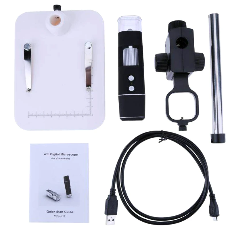 

1000X WIFI Digital Microscope Wireless Smartphone Mobile Phone Electron Microscope PCB Inspection Learning Observation