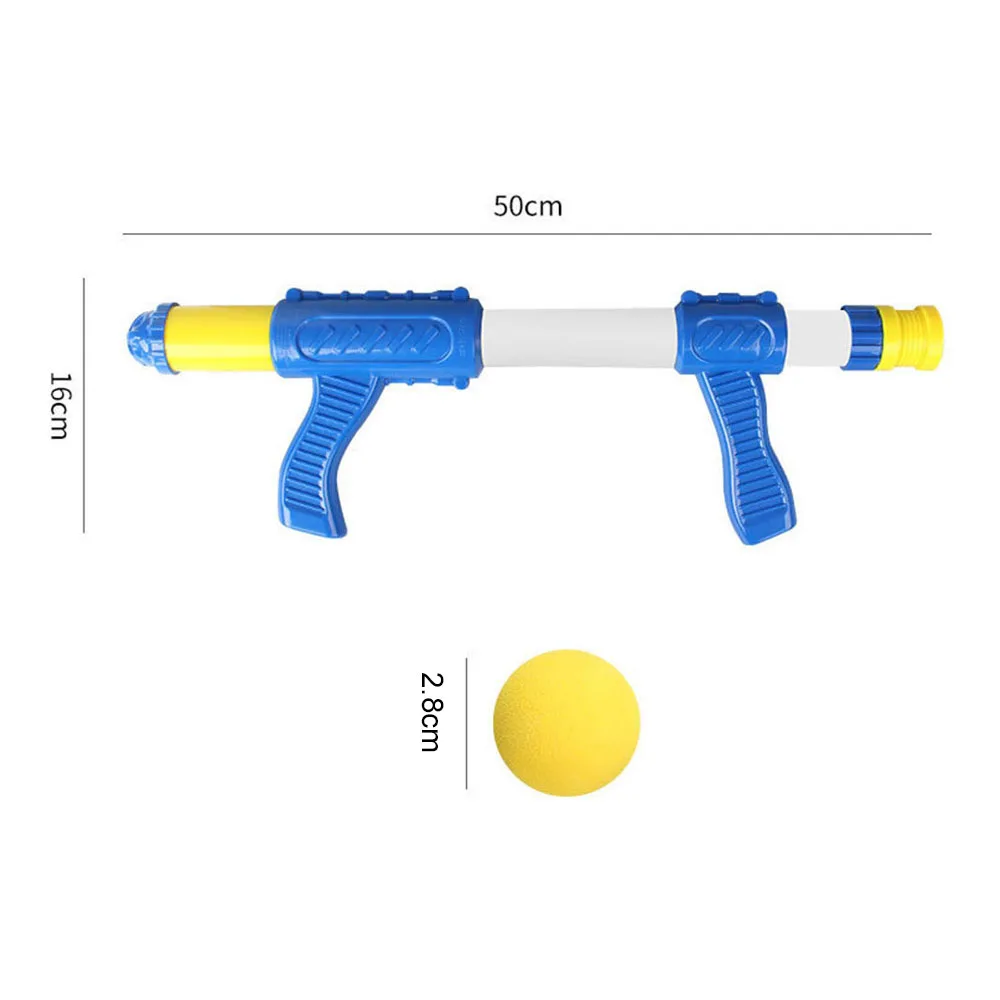 Outdoor Children Interactive Shooting Gun EVA Soft Bullet Air Powered Aerodynamic Gun Desktop Indoor Shoot Game for Kids 2