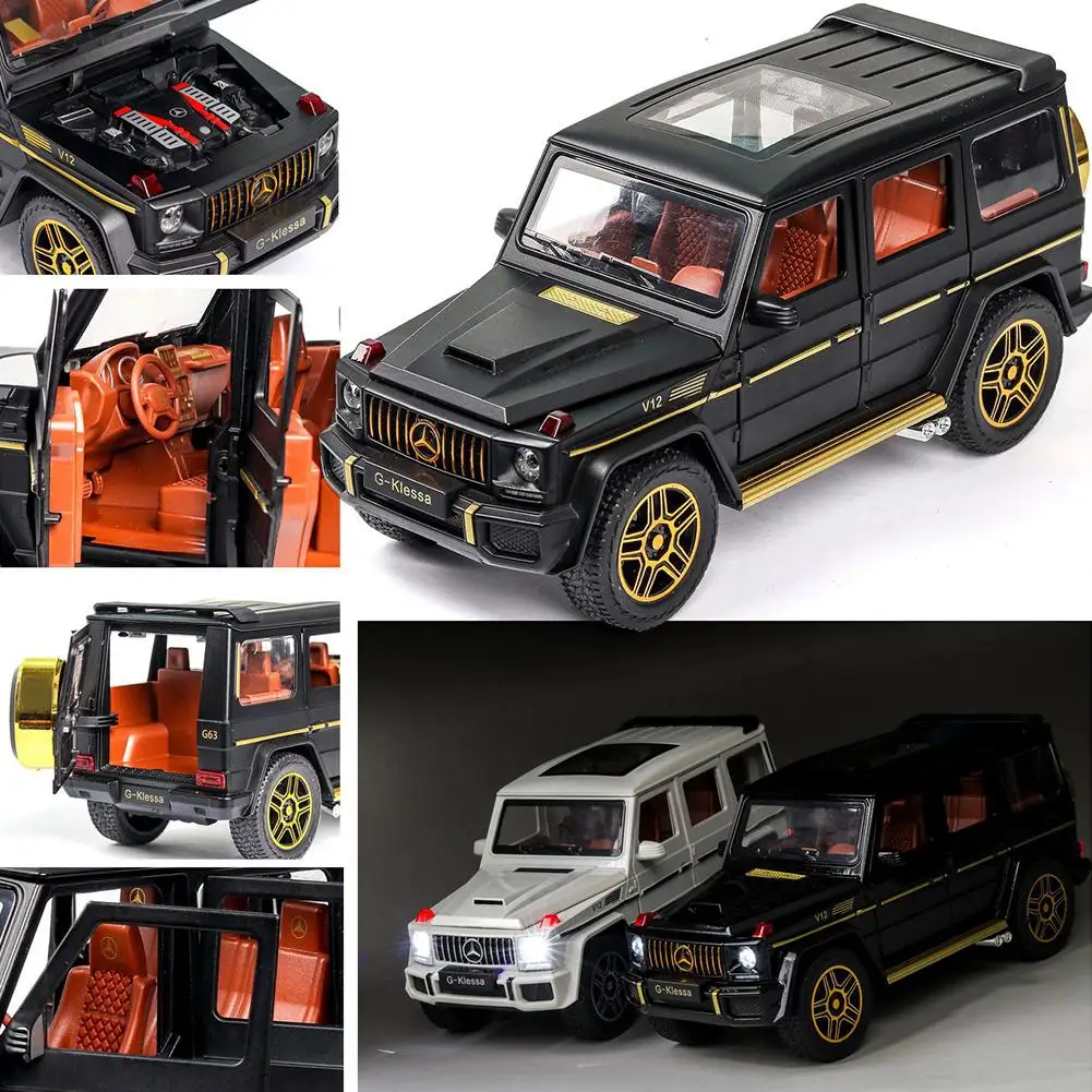 Kuulee имитация 1:24 G63 сплав двери открытый автомобиль модельная игрушка для коллекции украшения