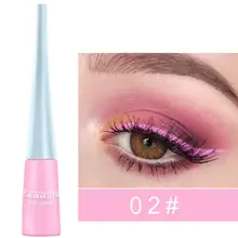 1PC Bunte Neon Gelb Grün Flüssigen Eyeliner Schnell Trocken Wasserdichte Augen Make-Up Flüssigkeit Eye Liner Weiß Blau Augen Kosmetik TSLM1