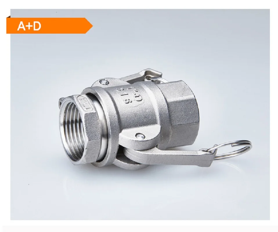 1/2"4" High Quality Camlock Quick Coupling Pipe Connector A+d Type/b+f