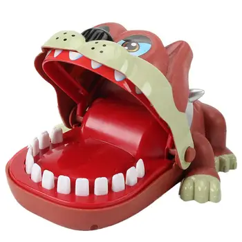 

Finger Biting Game Toy Plastic Animal Hippopotamus Crocodile Dog Mouth Children Adult Stress Reliever Interactive Trick Toy