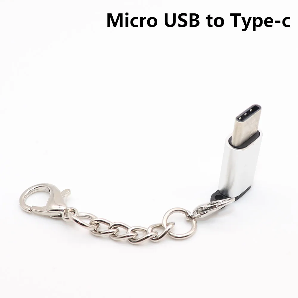B TingDong адаптер Micro usb type-c для IOS/USB3.0 для iPhone и зарядное устройство для Android type-C/Micro usb конвертер - Цвет: B