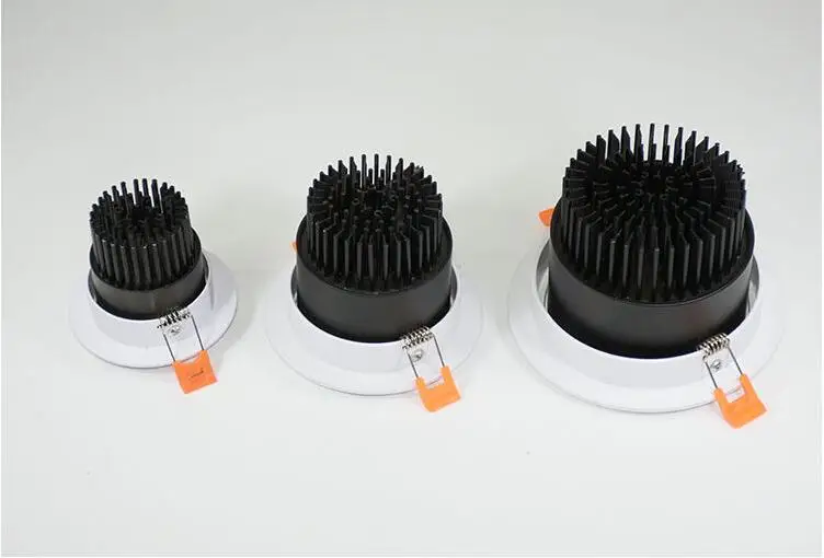 Светодиодный COB прожектор потолочный светильник AC85 265V 3 Вт 5 7 9 12 15 Алюминий