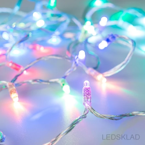 028806 Светодиодная гирлянда ARD-STRING-CLASSIC-6000-CLEAR-40LED-LIVE RGB-SPI (12V 26W) (ARDCL IP65)-1шт. Arlight | Лампы