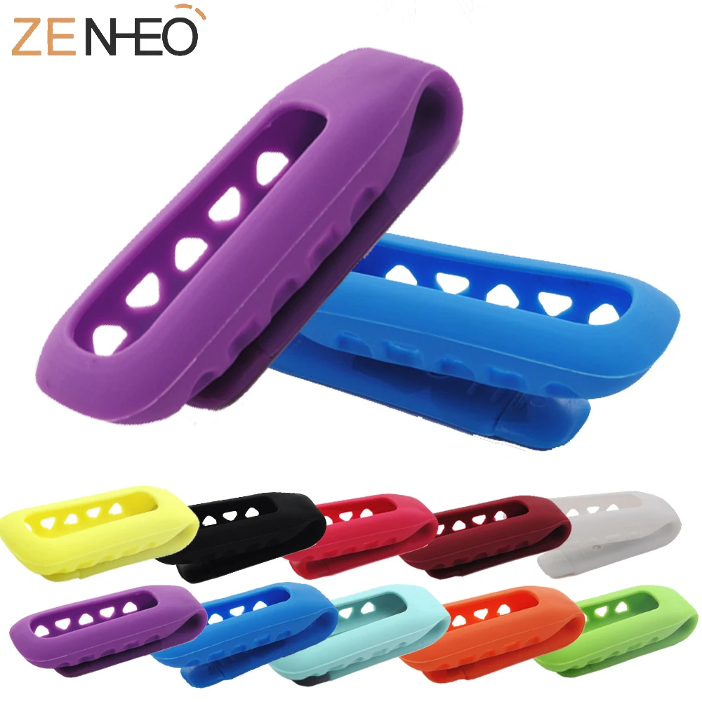 

For Fitbit One Colorful Silicone Rubber Holder Replacement Cover Clip Case Belt Holder Individual Protective Cover Accessories
