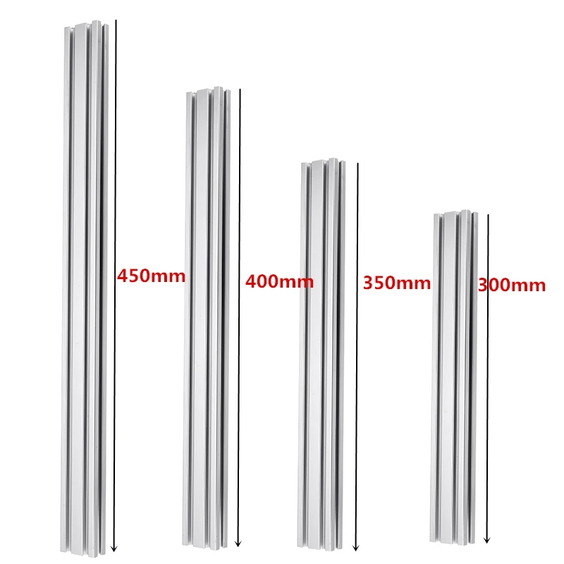 

Length 300/350/400/450mm 2040 T-Slot Aluminum Profiles Extrusion Frame For CNC 3D Printer Lasers Stands Furniture Plasma DIY