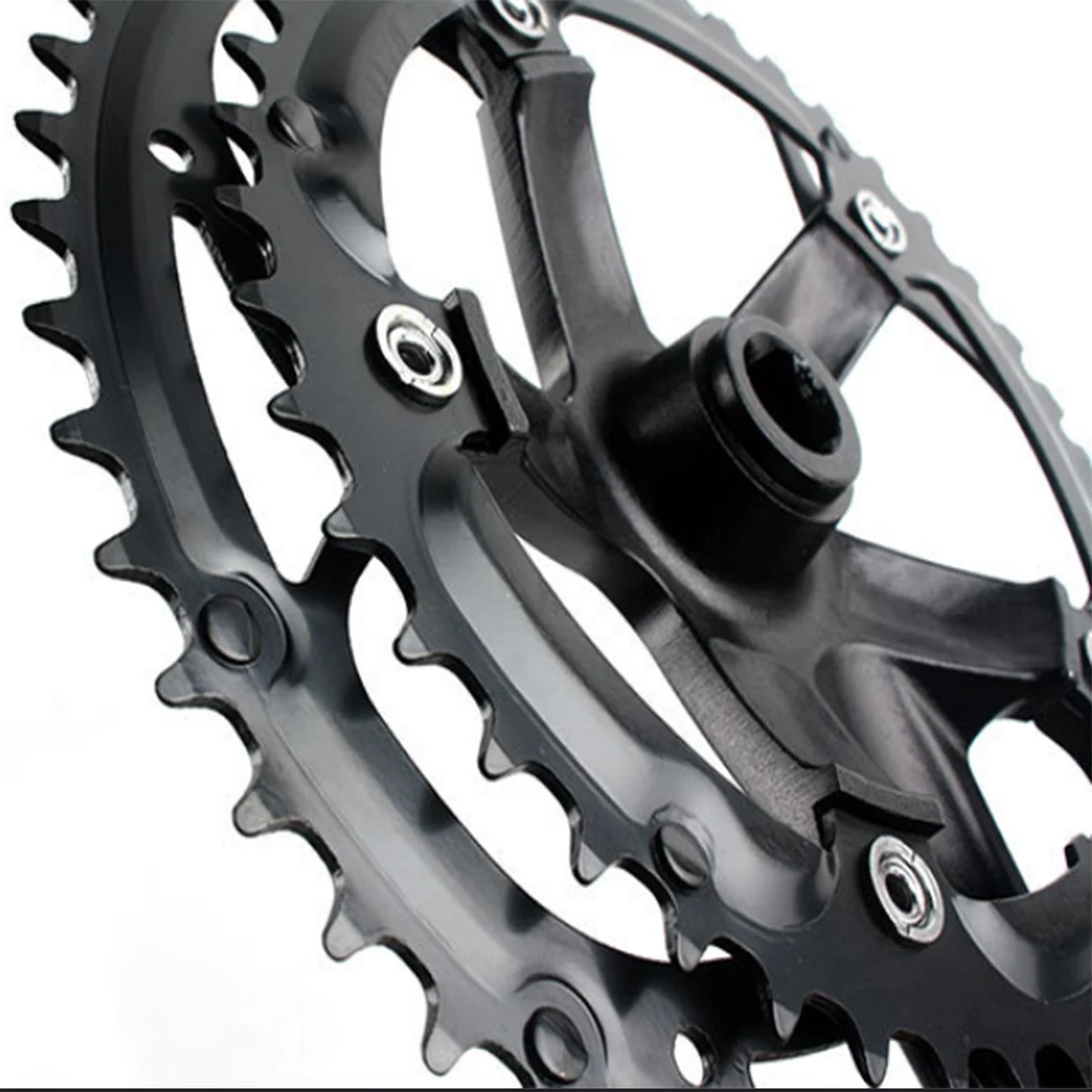 Алюминиевый горный велосипед 52/42 t pedaleira para bmx/bicicleta dobrativel 2x9/10 s com pedaleira de estrada