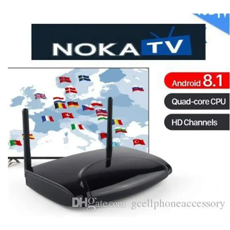 IP tv Box R2 с 1 года NOKA IP tv LIVE tv+ VOD Android устройства 12 месяцев Франция арабский Италия Испания Португалия IP tv Box