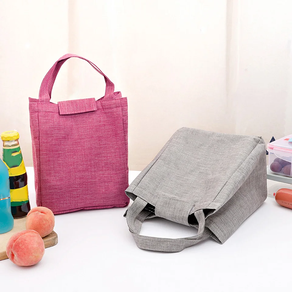 Изолированная сумка для обеда для детей и взрослых, Термосумка-охладитель бенто для школы, пикника, работы, сумка, контейнер для хранения еды, Органайзер