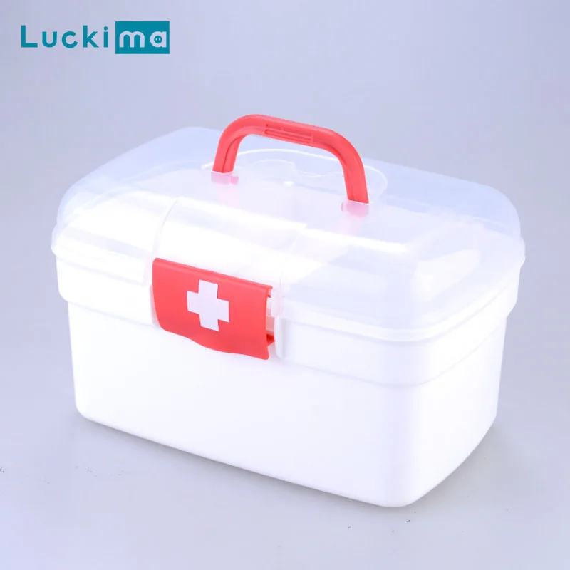 

Home Medical Separation Storage Box Portable High Capacity Camping First Aid Kit Multifunction Emergency Storage Organizer