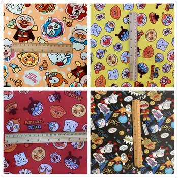 

ZENGIA 145*90cm Japanese Cartoon Bread Superman Polyester Waterproof Fabric Patchwork handmade Tissu for bag tablecloth backpack