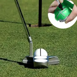 Линия для гольфа Рисование линии для гольфа зажим значок для гольфа шаблон для рисования инструмент шар с прозрачной основой Shell Scribe