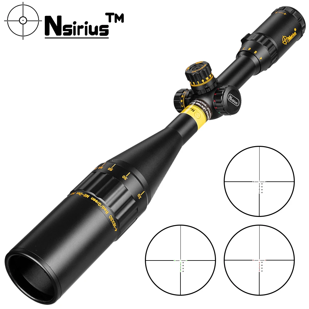 Тактический прицел NSIRIUS Gold 4-16X50 AOE оптический красно-зеленый llluminate Crosshair