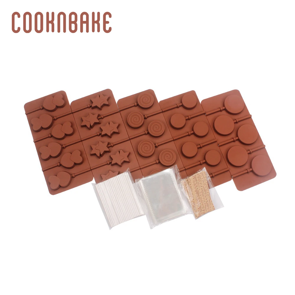 COOKNBAKE леденец плесень 8 шт силиконовая форма для Цветок Конфеты Шоколад Форма