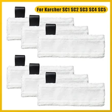 

Floor Cloth Brush Head Cover Rags Replacment For Karcher SC1 SC2 SC3 SC4 SC5 Steam Floor Clean Up Home Mop Cleaning Pad Parts