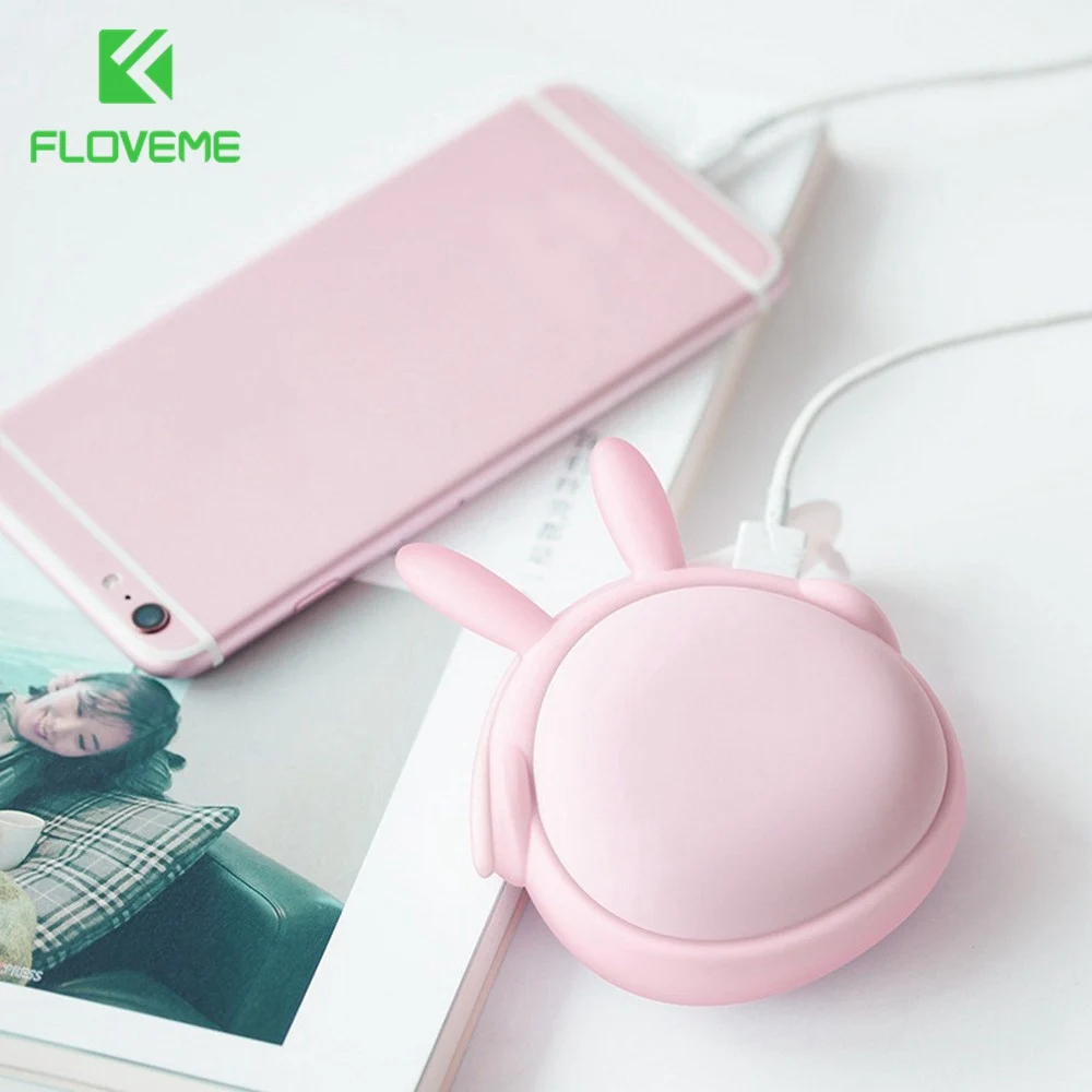 

Mini Hand Warmer Power Bank 5400mAh For iPhone 11 Portable USB Charging PowerBank For Samsung Xiaomi External Battery Powerbank