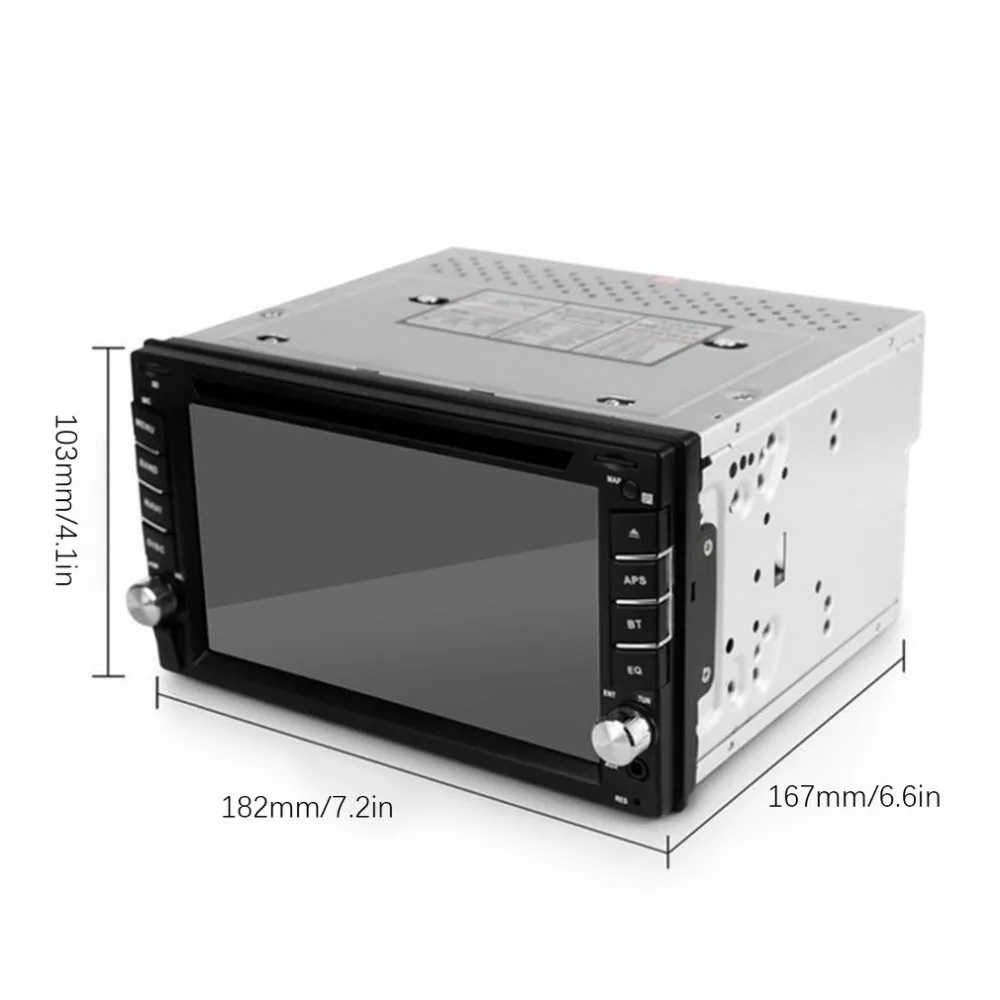 6,2 дюймов Автомобильный Радио навигатор с двойной 2DIN gps Navi беспроводной USB MP3 DVD CD Универсальный Автомобильный мультимедийный плеер