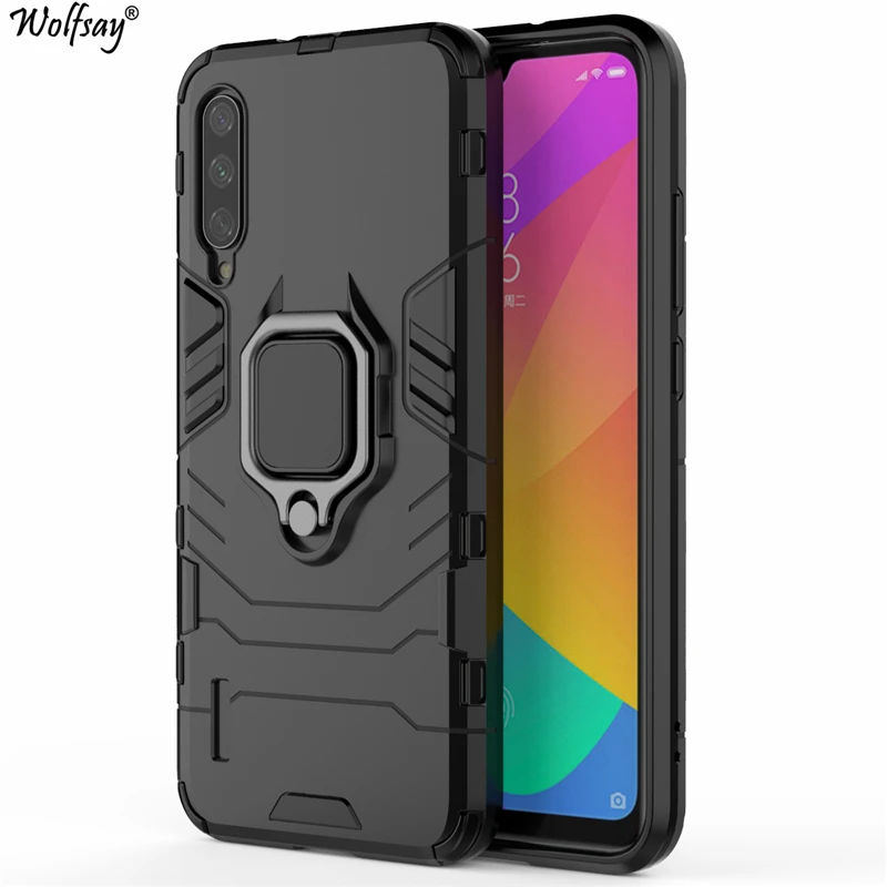 Чехол Wolfsay для Xiaomi Mi A3 автомобильный держатель MiCC9e бронированные Чехлы Жесткий ПК