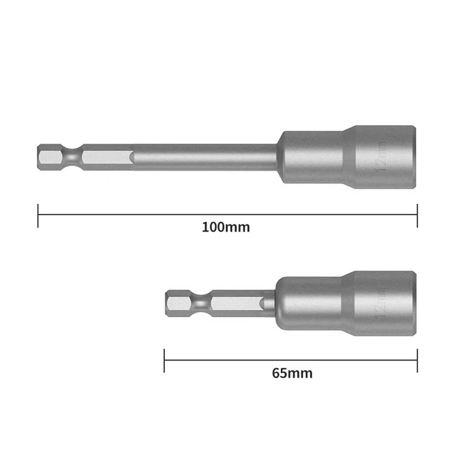 65mm Longueur de 3 Pcs meche magnetique de douille hexagonale de 5.5mm