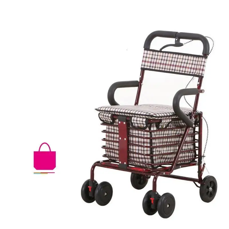 Number 18 Тележка для покупок Verdulero piegevole carito De Courses Avec roulets Mesa Cocina Carrello Cucina Roulant kitchen Carrello - Цвет: Number 18
