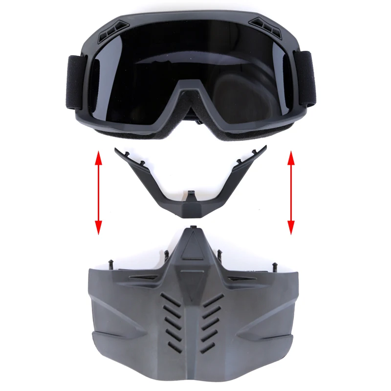 Cycling Glasses Motorcycle Helmet Goggles Glasses Removable Goggles Waterproof UV400 Eyewear for Off Road Moto Motorcross Goggle