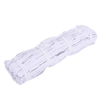 

65m Flat Knitted DIY Trimming Woven Lingerie Making Elastic Band Clothing Accessories Garment Craft Sewing String Stretch Rope