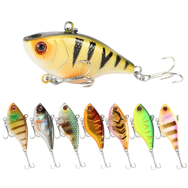 Fishing Lure VIB ratlin and vib for winter hard bait lures 3d 40mm 4.6g sinking all depth pike seabass isca artificial V029 Fishing Lure VIB ratlin and vib for winter hard bait lures 3d 40mm 4.6g sinking all depth pike seabass isca artificial V029