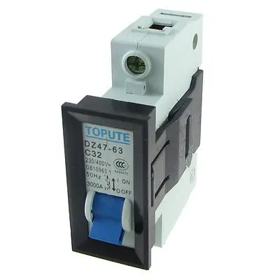 

AC 230V 400V 32A 1 Pole Miniature Circuit Breaker Replacement