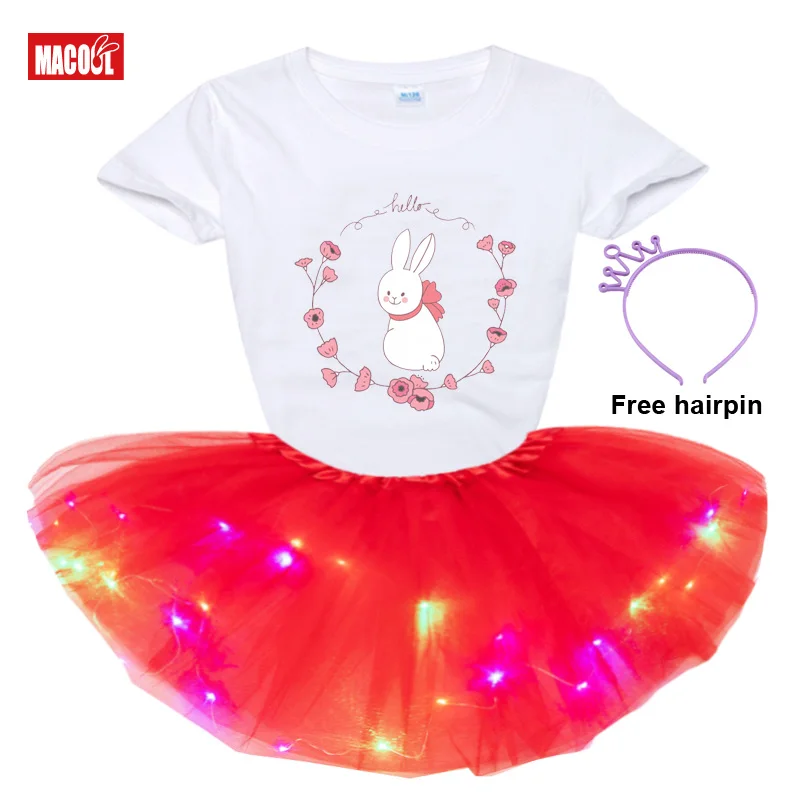 

Girls Cute Tutu Skirt Rainbow Princess Dress for Girl Kids Party Stunning Skirt Tutu Birthday Gift Sequin Light Skirt Dress Tutu