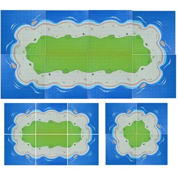 

Hot 32x32 Dots Seabeach Base Plate Flower Plants DIY Blocks Sea Island Baseplate for Building Blocks Toy Compatible Brand Plate