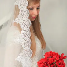 Длинная кружевная свадебная вуаль с сверкающими блестками 3 метра Соборная свадебная вуаль с гребнем Красивая кружевная вуаль аксессуары для невесты