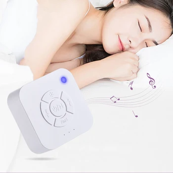 

USB Rechargeable Timed Shutdown Sleep Sound Machine White Noise Machine For Sleeping & Relaxation for Baby Adult Office Travel