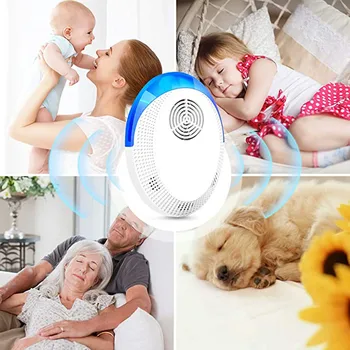 

Ultrasonic Pest Repeller 6 PCS/Set Upgraded Electronic Indoor Pest Repellent Plug in for Insects Mice Ant Mosquito Spider#Y20