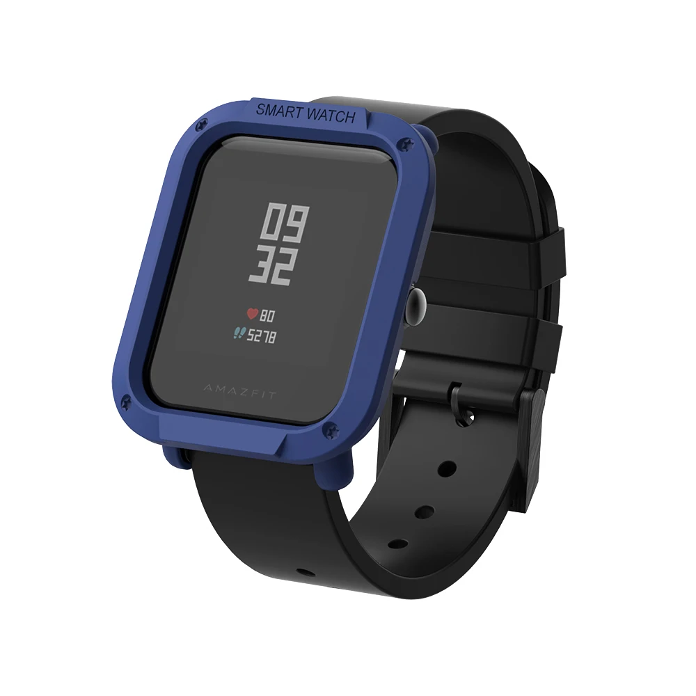 Midnight Bue case Чехол SIKAI Pace для Amazfit Bip lite Youth GTR GTS, чехол для часов, защитный корпус, аксессуары для умных часов Huami GTR 47 мм 42 мм - Цвет: Midnight Bue case