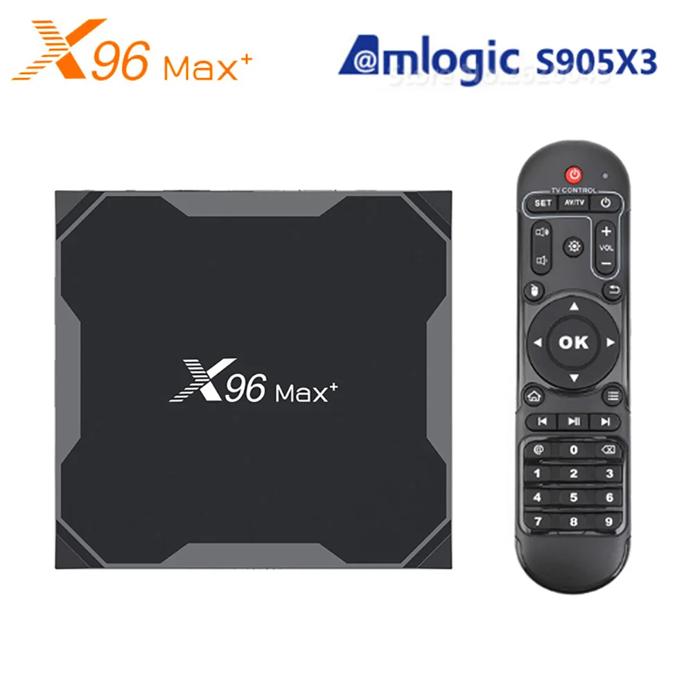 X96 Max tv BOX Amlogic S905X3 Android 9,0 Четырехъядерный 4G 32G/64G 2,4G& 5GHz двойной Wifi 4K HD Смарт медиаплеер телеприставка