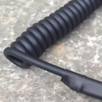 

Multipurpose Fastener Molle Tactical Pistol Lanyard Coiled Wire Secure Sling Military Pistol Quick Release Control Leads Rope