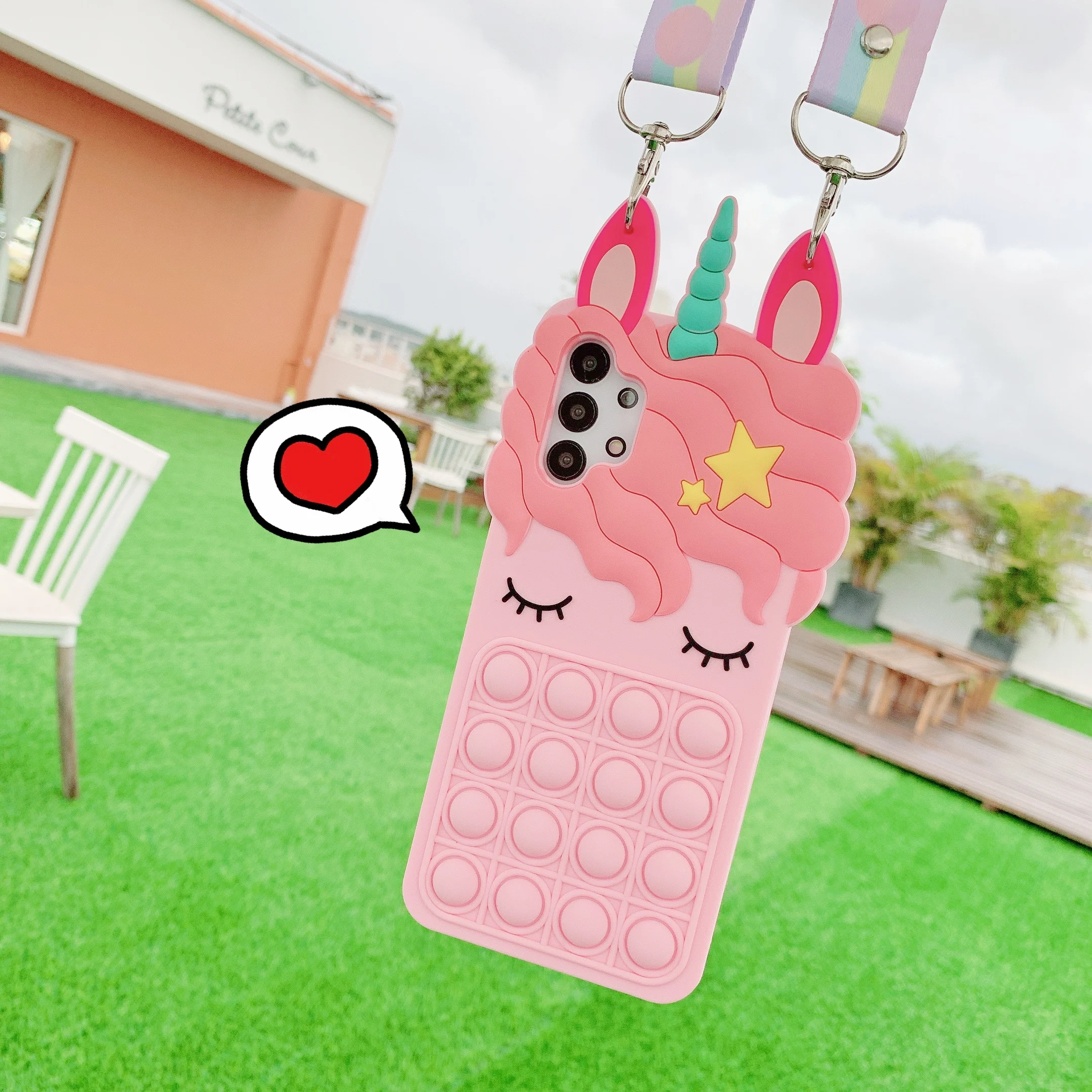 Unicorn Pop Fidget Phone Case (Samsung)
