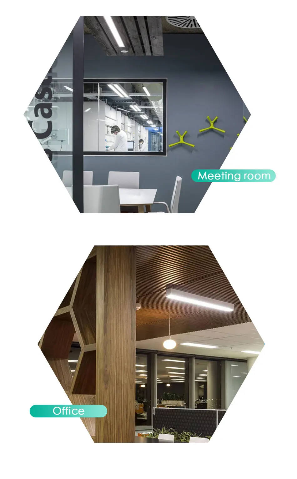 Modern LED Ceiling Light Lamp Lighting Fixture Rectangle Office Remote Bedroom Surface Mount Living Room Panel Control 110V 220V