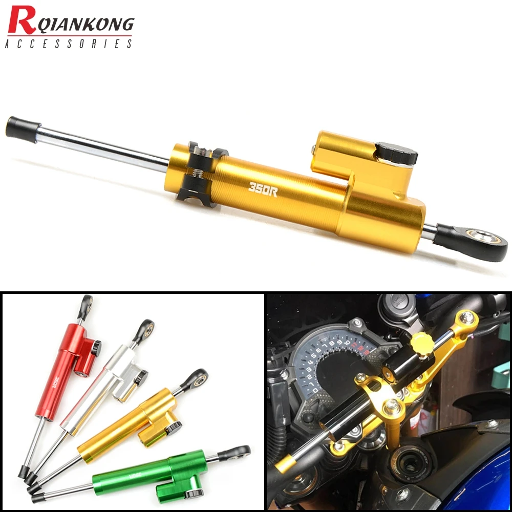 Universal CNC Motorcycle Steering Stabilizer Damper Linear Reversed Safety Control For YAMAHA YFM350R YFM 350R 350 R RAPTOR | Автомобили и