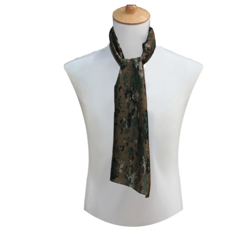 Digital woodlandcamo Армейский тактический шарф для лица маска с вуалью Волшебные шарфы Открытый военный камуфляж ветрозащитный шарф - Цвет: Digital woodlandcamo