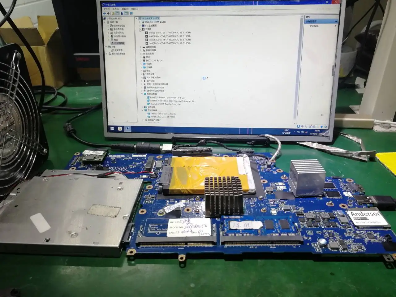 NOKOTION материнская плата для ноутбука Dell Latitude E5540 Материнская плата ноутбука I7-4600U Процессор GT720M gpu CN-0HW2VK HW2VK 0HW2VK VAW50 LA-A101P