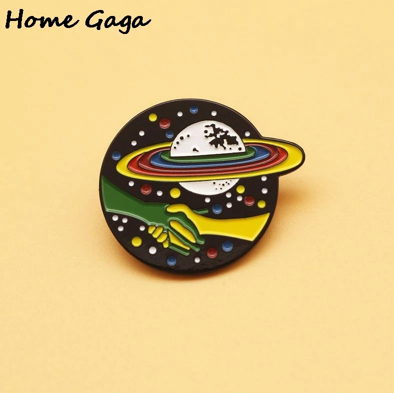 Homegaga Ван Гог и его работы цинковый галстук булавки крутой рюкзак одежда броши для