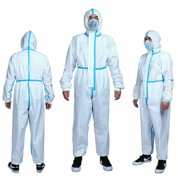 

Reusable Protection Gown Non-woven Protective Isolation Clothing For Home Outdoor Cycling Anti-fog Anti-particle Suit