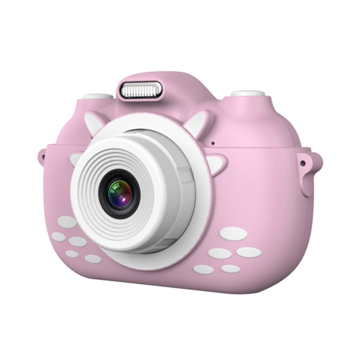 Digital Kids Camera 3Inch TouchScreen Dual Lens Cartoon Photography Birthday Gift LSMK99