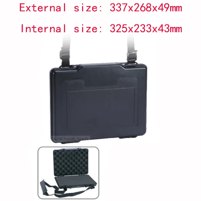 Waterproof Safety Case Alloy plastic ToolBox Outdoor Sealed Safety Tool Box Equipment instrument Tool Case shockproof W/sponge tool chest for sale Tool Storage Items