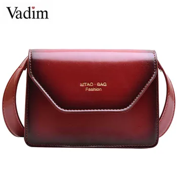 

Vadim Oil Wax Small Flap Women Shoulder Bag Leather Ladies Messenger Bags Female Crossbody Bag Mini Purse Letter Bolsos Feminina